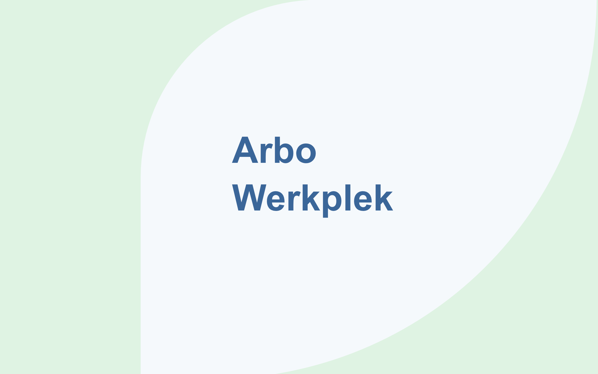 Blog arbo werkplek