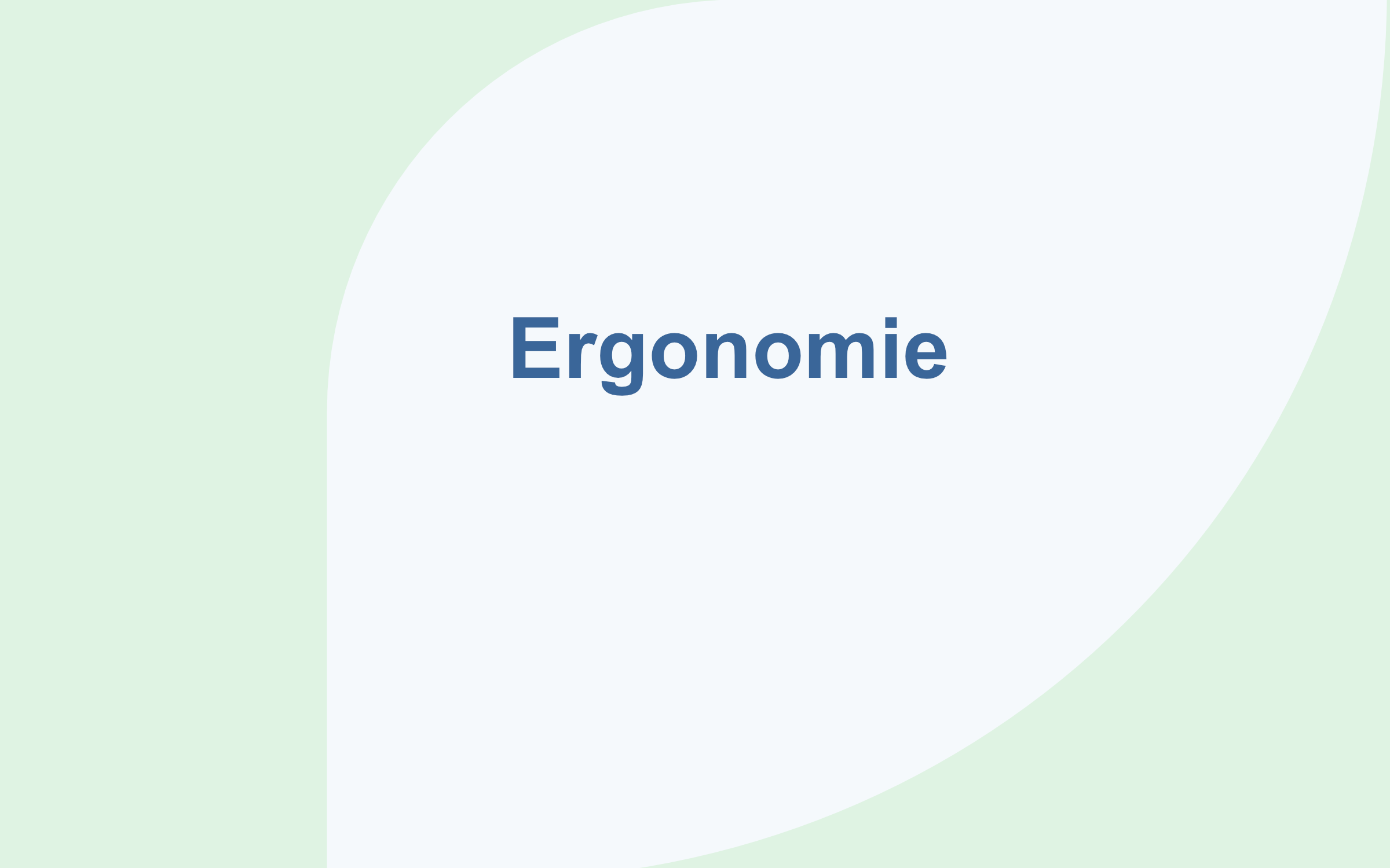 Blog ergonomie