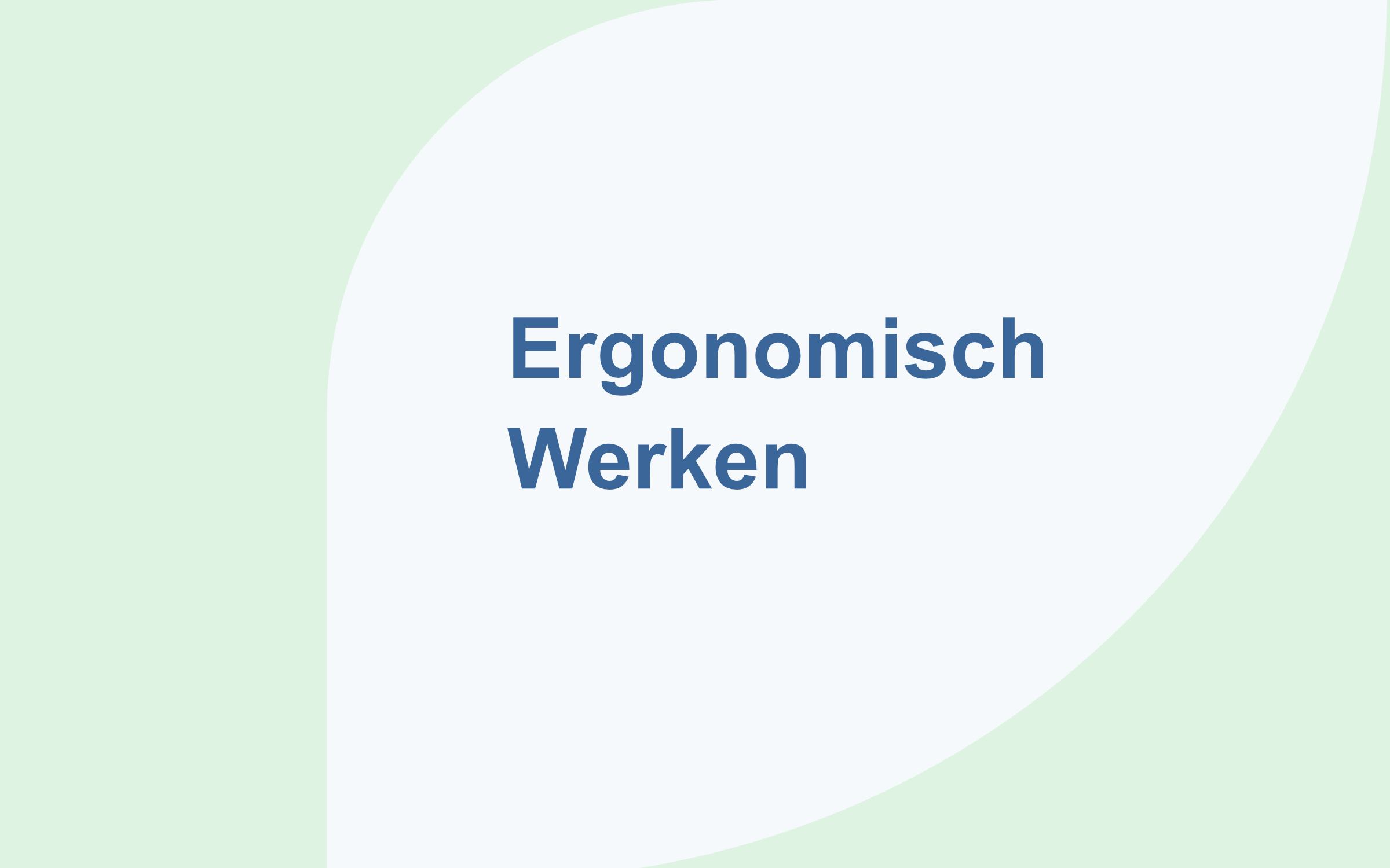Blog ergonomisch werken